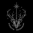 Harry Potter Expecto Patronum Men's T-Shirt - Black