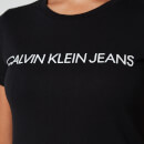 Calvin Klein Jeans Women's Institutional Logo Slim Fit T-Shirt - CK Black - XS