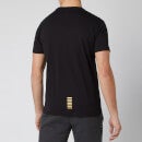 EA7 Men's Core Identity T-Shirt - Black/Gold - S