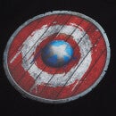 Marvel Captain America Wooden Shield T-shirt Homme - Noir