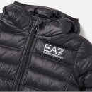 EA7 Boys' Sporty Core Identity Hooded Jacket - Black - 4 Years