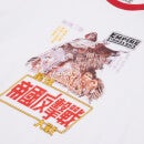 Star Wars Empire Strikes Back Kanji Poster T-Shirt - White/Red Ringer