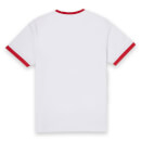 Star Wars Empire Strikes Back Kanji Poster T-Shirt - White/Red Ringer