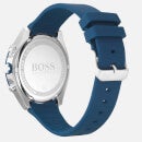BOSS Men's Velocity Leather Strap Watch - Rouge Black Blue