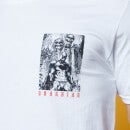 T-shirt Vigilante Pocket Print - Blanc