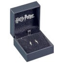 Harry Potter Lightning Bolt Stud Earrings - Silver