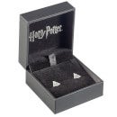 Harry Potter Deathly Hallows Stud Earrings - Silver