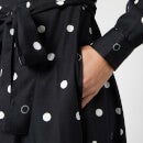 BOSS Hugo Boss Women's Elkas Polka Dot Shirt Dress - Black