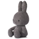 Miffy Sitting Corduroy 50cm Soft Toy - Dark Grey
