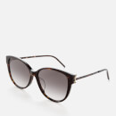 Saint Laurent Women's SLM48S Oversized Acetate Sunglasses - Havana/Gold