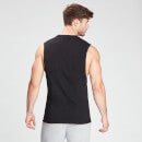 Camiseta sin Mangas con Sisas Caídas - Negro - XS