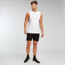 Camiseta sin Mangas con Sisas Caídas - Blanco - XS
