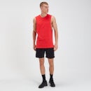 Camiseta sin mangas con sisas caídas para hombre de MP - Rojo - XS