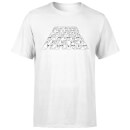 Star Wars: The Rise Of Skywalker Trooper Filled Logo Men's T-Shirt - White