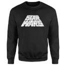 Star Wars The Rise Of Skywalker Trooper Filled Logo Sweatshirt - Black