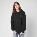 Harry Potter Golden Snitch Unisex Embroidered Hoodie - Black