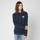 Harry Potter Slytherin Unisex Embroidered Sweatshirt - Navy