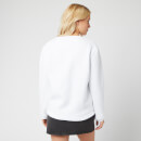 Harry Potter Slytherin Unisex Embroidered Sweatshirt - White