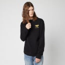 Harry Potter Hufflepuff Unisex Embroidered Sweatshirt - Black