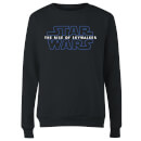 Star Wars The Rise Of Skywalker Logo Women's Sweatshirt - Black