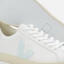 Veja Women's Esplar Leather Low Top Trainers - Extra White/Menthol