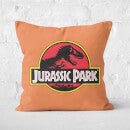 Orange Jurassic Park Square Cushion 40x40cm