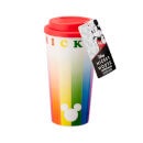 Funko Homeware Mickey Rainbow Plastic Lidded Mug