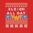 Wonder Woman 'Sleigh All Day Christmas Sweater - Red