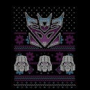 Decepticons Classic Ugly Knit Christmas Sweater - Black