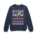 Rick and Morty Ooh Wee Christmas Sweater - Navy