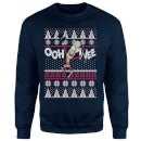 Rick and Morty Ooh Wee Christmas Sweater - Navy