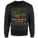 Jurassic Park Clever Girl Christmas Sweater - Black