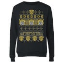 Bumblebee Classic Ugly Knit Women's Christmas Sweater - Black