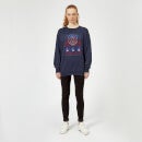 Autobots Classic Ugly Knit Women's Christmas Sweater - Navy