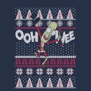Rick and Morty Ooh Wee Men's Christmas T-Shirt - Navy