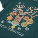 Scooby Doo Men's Christmas T-Shirt - Forest Green
