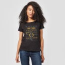 The Lord Of The Rings One Ring Women's Christmas T-Shirt in Black