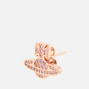 Vivienne Westwood Women's Romina Pave Orb Earrings - Pink Gold