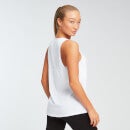 MP dámské tréninkové tričko s vykrojenými průramky Essentials – Bílé