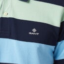 GANT Men's Barstripe Pique Rugger Polo Shirt - Multi - S