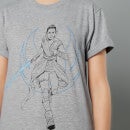 The Rise of Skywalker - T-shirt Rey - Gris - Unisexe
