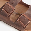 Birkenstock Men's Arizona Oiled Leather Double Strap Sandals - Habana - EU 40/UK 7