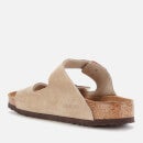 Birkenstock Men's Arizona Sfb Suede Double Strap Sandals - Taupe - EU 41/UK 7.5