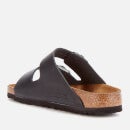 Birkenstock Women's Arizona Slim Fit Oiled Leather Double Strap Sandals - Black - EU 36/UK 3.5