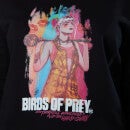 Sweat-shirt Harley Quinn Acrylic Storke Portrait Birds of Prey - Noir - Unisexe
