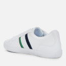 Lacoste Men's Lerond 119 3 Leather Low Top Trainers - White/Navy