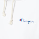 Champion Women's Small Script Hooded Sweatshirt - White