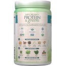 RAW Organic Протеин с зеленью - Слегка подслащенный - 650 г