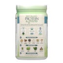 Proteína y Vegetales de Hoja Verde Orgánicos Raw en Polvo - Ligeramente dulce