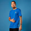 Embroidered Medic Badge Star Trek T-shirt - Royal Blue